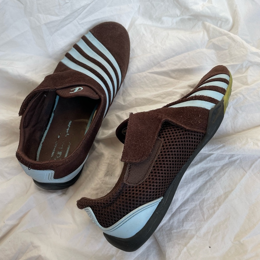 Champion Brown and Blue sued leather sneakers Shoes